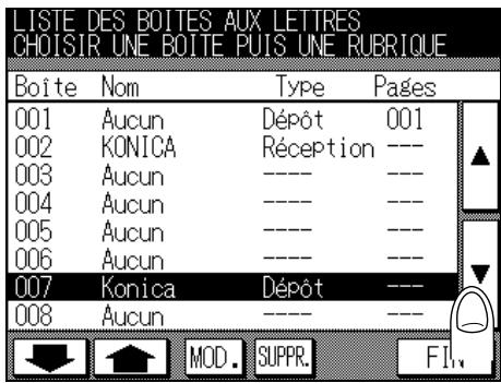 KONICA MINOLTA FK-102 - Suppression de boîtes aux lettres de dépôt/relève - 2