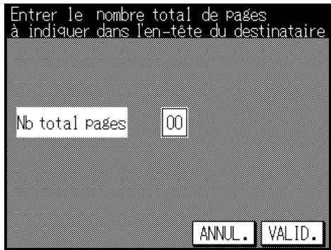 KONICA MINOLTA FK-102 - Entrez le nombre de pages du document à l'aide du clavier. - 1