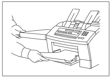 KONICA MINOLTA MF1600E - Introduction du papier de réception - 2