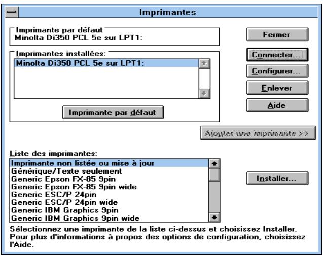 KONICA MINOLTA PI3500 - La procédure d'installation commence. - 1