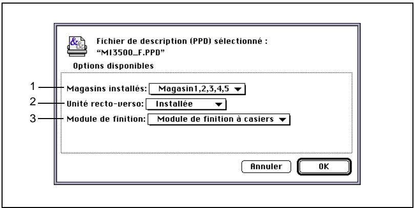 KONICA MINOLTA PI3500 - Options disponibles (fonctions) - 1