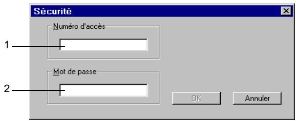 KONICA MINOLTA PI3500 - Boîte de dialogue "Sécurité" - 1