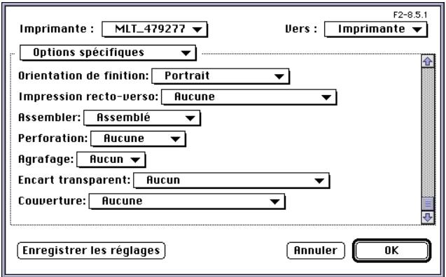 KONICA MINOLTA PI3500 - Options spécifiques de l'imprimante (fonctions) - 2