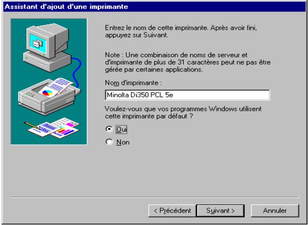 KONICA MINOLTA PI3500 - Une liste d'imprimantes apparaît. - 2
