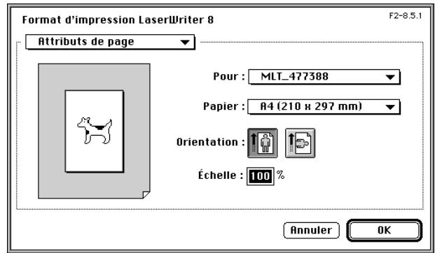 KONICA MINOLTA PI4700E PHASE2 - Options d'impression (Macintosh OS 7/8/9) - 2