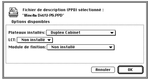 KONICA MINOLTA PI4700E PHASE2 - Options d'impression (Macintosh OS 7/8/9) - 1