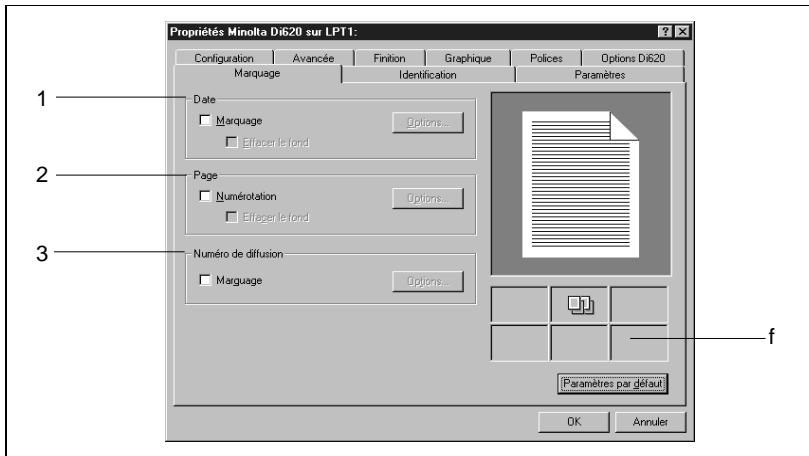KONICA MINOLTA PI6000 - Si les fonctions de marquage sont indisponibles : - 2