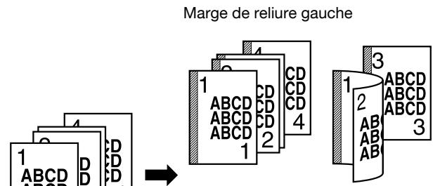 KONICA MINOLTA BIZHUB 250 PH2 5 COPY - RÉalisation de marges de reliure sur les copies (fonction "Marge Page") - 1