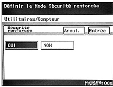 KONICA MINOLTA BIZHUB 250 PH2 5 COPY - Spécifier le paramètre "Sécurité renforcée" - 2