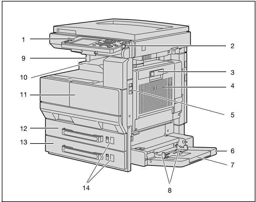 KONICA MINOLTA BIZHUB 250 PH2 5 COPY - Vue externe de la machine - 1