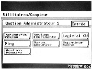 KONICA MINOLTA BIZHUB 250 PH2 5 COPY - Pour afficher l'écran Gestion Administrateur - 5
