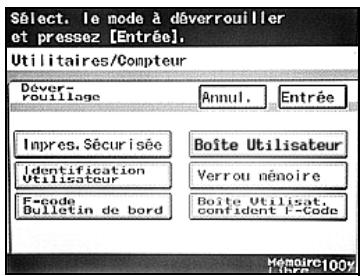 KONICA MINOLTA BIZHUB 250 PH2 5 COPY - Pour annuler un verrouillage d'accès - 2