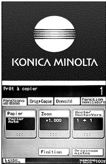 KONICA MINOLTA BIZHUB 250 PH2 5 COPY - Pour numériser pendant le préchauffage - 1