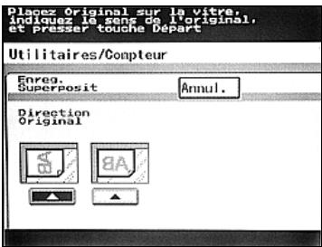 KONICA MINOLTA BIZHUB 250 PH2 5 COPY - Pour mémoriser une image superposée (Enreg. Superposit.) - 7