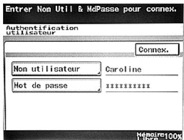 KONICA MINOLTA BIZHUB 250 PH2 5 COPY - Appuyez sur [Nom utiliseateur]. - 5