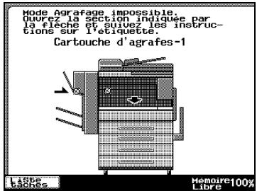 KONICA MINOLTA BIZHUB 250 PH2 5 COPY - Dégager un serrage d'agrafes - 2