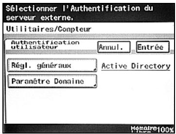 KONICA MINOLTA BIZHUB 250 PH2 5 COPY - Pour inscrire un utilisateur à l'aide de l'authentication serveur externe - 1