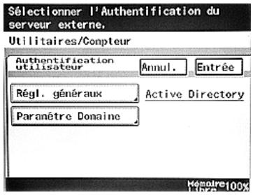 KONICA MINOLTA BIZHUB 250 PH2 5 COPY - Pour afficher l'écran Authentication Utilisateur - 2