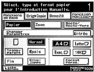 KONICA MINOLTA BIZHUB 250 PH2 5 COPY - Enregister un papier de format non standard (réglages Format person.) - 3
