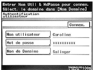 KONICA MINOLTA BIZHUB 250 PH2 5 COPY - Appuyez sur [Nom utiliseaur]. - 5