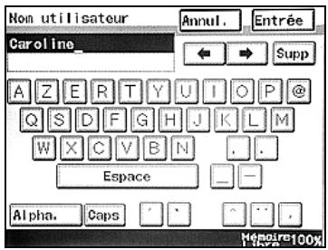 KONICA MINOLTA BIZHUB 250 PH2 5 COPY - Appuyez sur [Nom utiliseaur]. - 2
