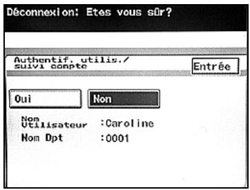 KONICA MINOLTA BIZHUB 250 PH2 5 COPY - Contrôle l'utilisation de la machine en synchronisant l'Authentication Utilisateur (authentication machine) et le Contrôle Département - 7