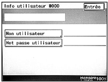 KONICA MINOLTA BIZHUB 250 PH2 5 COPY - Appuyez sur [Nom utiliseur]. - 1