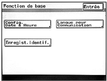 KONICA MINOLTA BIZHUB 250 PH2 5 COPY - Pour spécifier les paramètres initiaux - 1