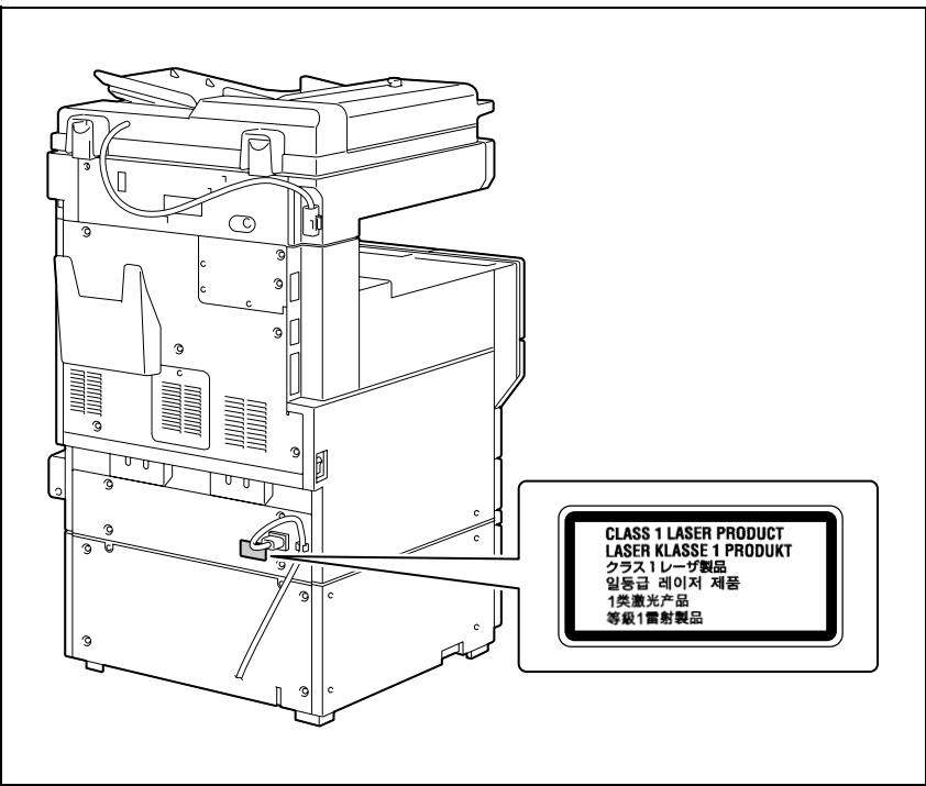 KONICA MINOLTA BIZHUB 250 PH2 5 COPY - Etiquette Sécurité Laser - 1