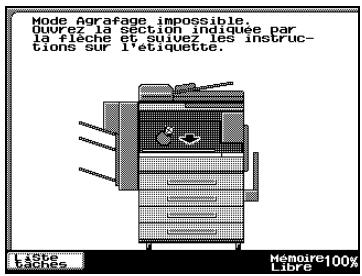 KONICA MINOLTA BIZHUB 250 PH2 5 COPY - Dégager un serrage d'agrafes - 1