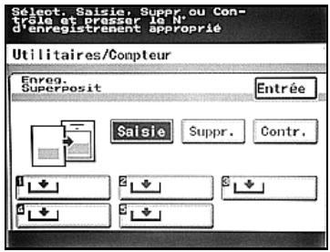 KONICA MINOLTA BIZHUB 250 PH2 5 COPY - Pour mémoriser une image superposée (Enreg. Superposit.) - 3