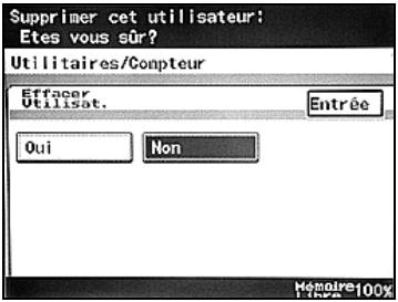 KONICA MINOLTA BIZHUB 250 PH2 5 COPY - Pour supprimer un'utilisateur pour l'authentication machine - 4