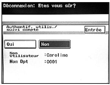 KONICA MINOLTA BIZHUB 250 PH2 5 COPY - Appuyez sur [Nom utiliseateur]. - 12