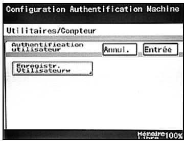 KONICA MINOLTA BIZHUB 250 PH2 5 COPY - Pour inscribe un utiliser à l'aide de l'authentication machine - 1