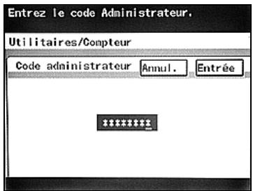 KONICA MINOLTA BIZHUB 250 PH2 5 COPY - Pour afficher l'écran Gestion Administrateur - 2