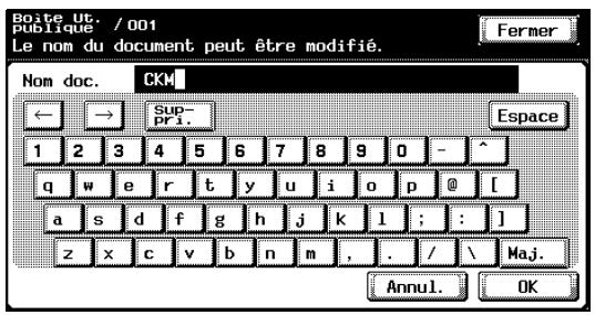 KONICA MINOLTA BIZHUB C252 - Pour renommer le document - 2