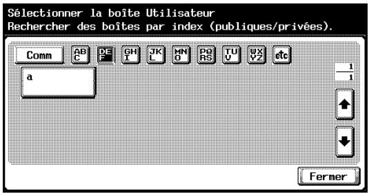 KONICA MINOLTA BIZHUB C252 - Chercher un nom de boite - 2