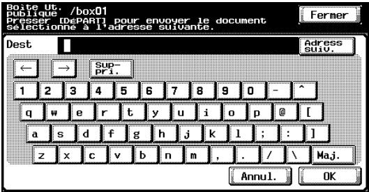KONICA MINOLTA BIZHUB C252 - Pour spécifique directement l'adresse électronique de destination - 3