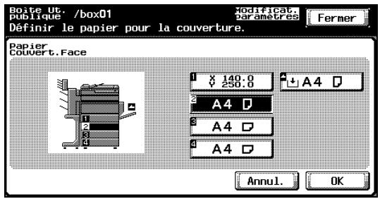 KONICA MINOLTA BIZHUB C252 - Sélectionnez le magasin d'alimentation papier. - 1