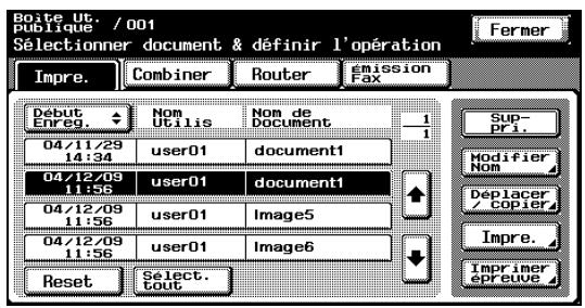 KONICA MINOLTA BIZHUB C252 - Pour renommer le document - 1