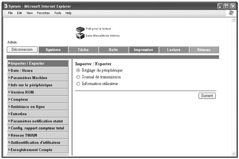 KONICA MINOLTA BIZHUB C252 - Pour se connecter en mode administrateur - 3