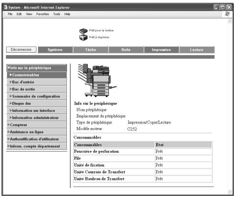 KONICA MINOLTA BIZHUB C252 - Cliquez sur [Connexion]. - 1