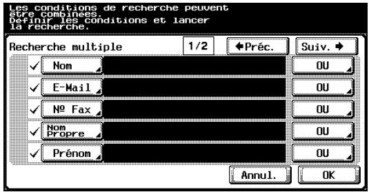 KONICA MINOLTA BIZHUB C252 - Rechnerer une destination - 2