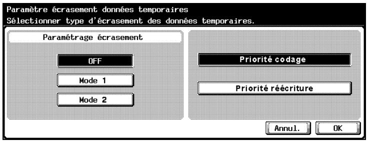 KONICA MINOLTA BIZHUB C252 - Pour écraser les données temporaires - 2