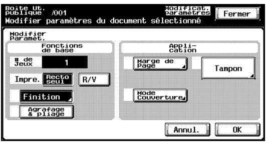 KONICA MINOLTA BIZHUB C252 - Appuyez sur [Mode Couverture]. - 1