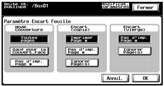 KONICA MINOLTA BIZHUB C252 - Sous "No. Début", tapez la page de départ et les numérios de chapitre. - 2