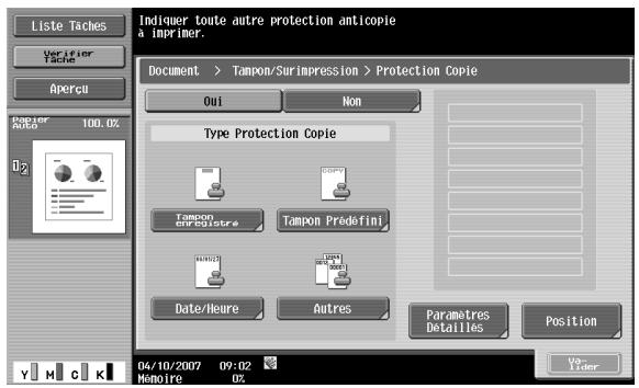 KONICA MINOLTA BIZHUB C253 - Qu'est-ce qu'une protection copie? - 2