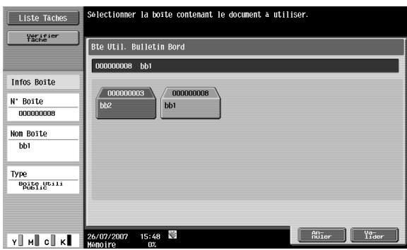 KONICA MINOLTA BIZHUB C253 - Écran boîte utilisateur bulletin board - 1