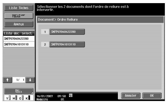 KONICA MINOLTA BIZHUB C253 - Ordre de combinaison - 1