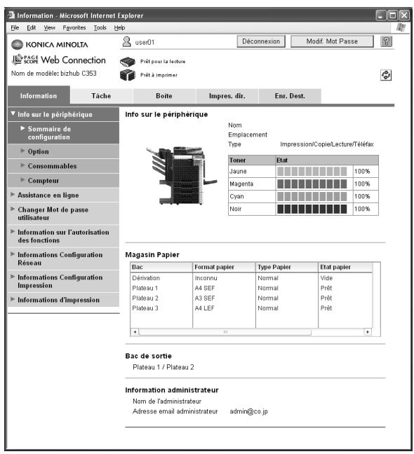 KONICA MINOLTA BIZHUB C253 - Information - 1